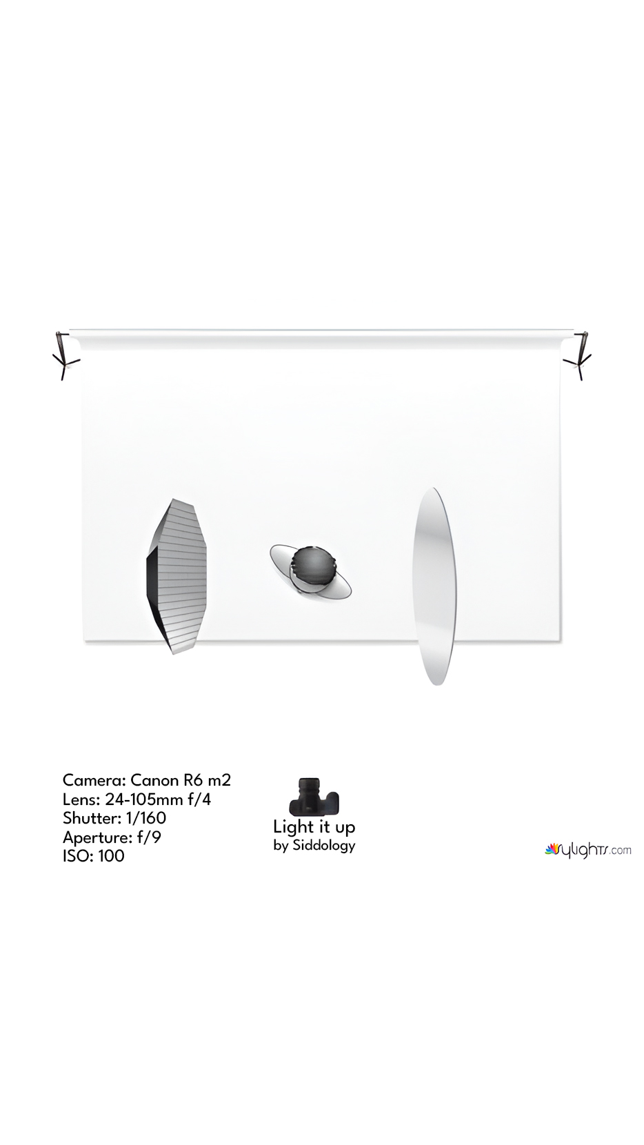 Athletic Male Portrait with Octabox and Reflector — lighting diagram