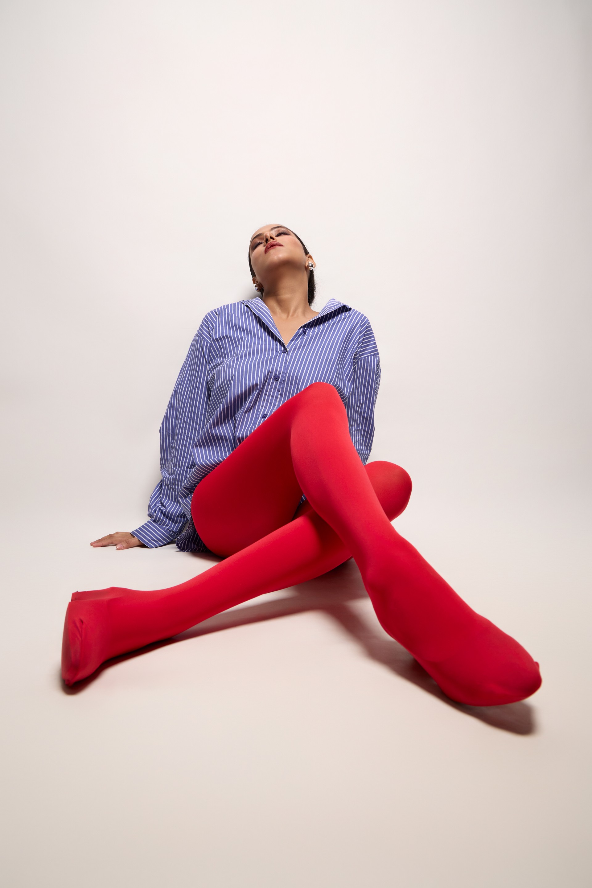 Overhead Softbox Fashion Shoot on White