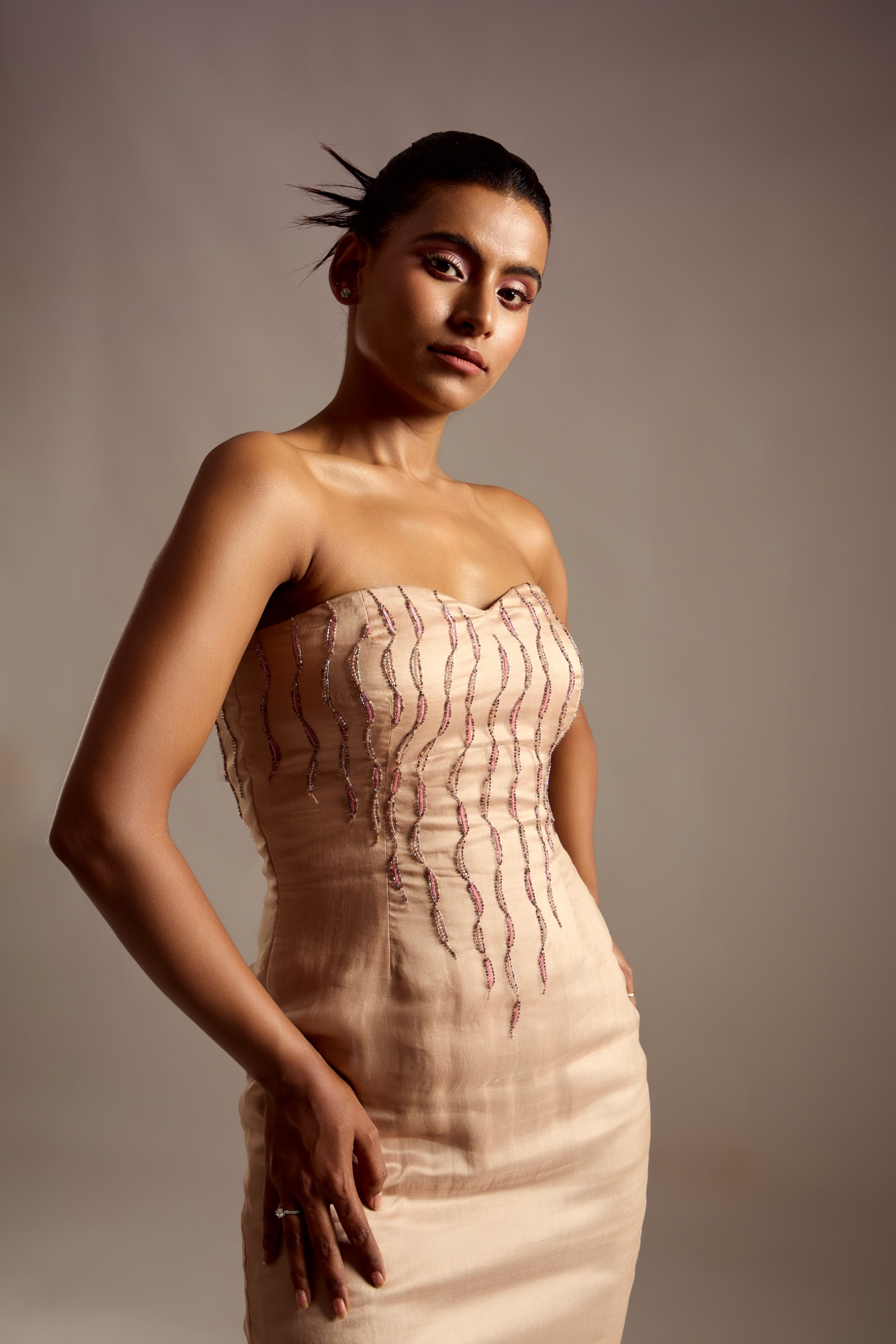 Full Body Fashion Shot on White Seamless