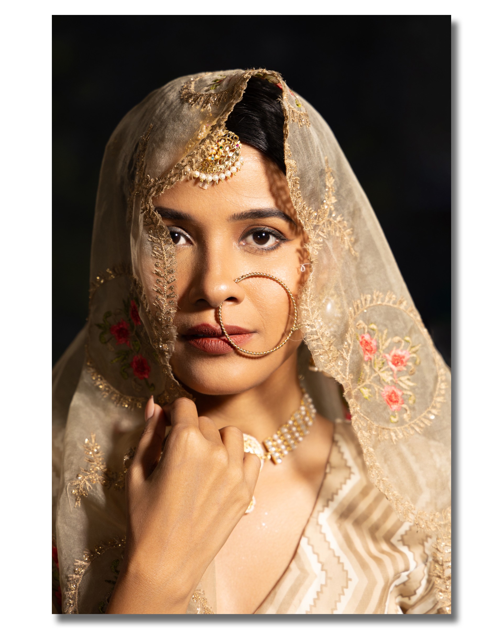 Regal Indian Bridal Portrait